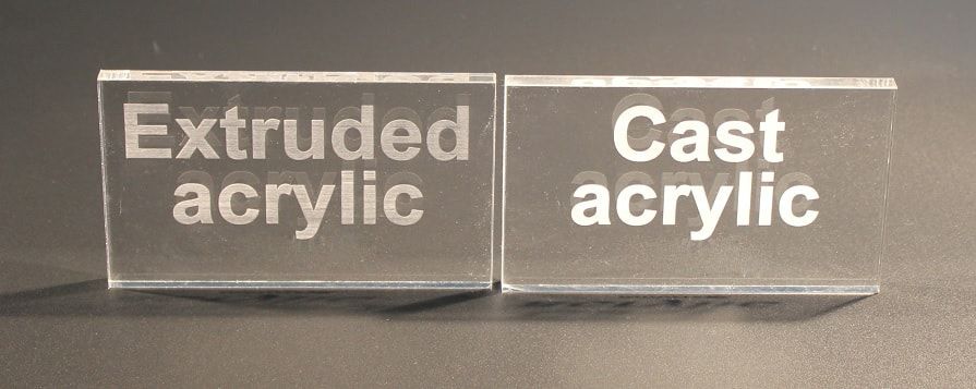 Anriclic र एक्ट्रउड एक्रिलिक बीचको भिन्नता के हो?